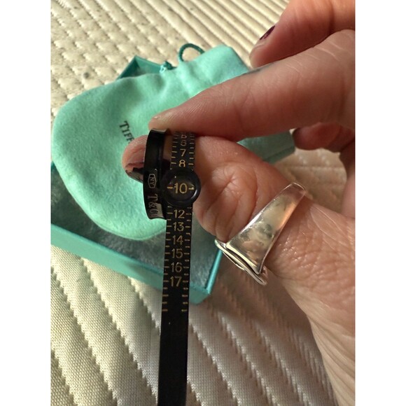 Tiffany & Co. 1837 Narrow Ring Size 10 Black Titanium - Picture 2 of 5